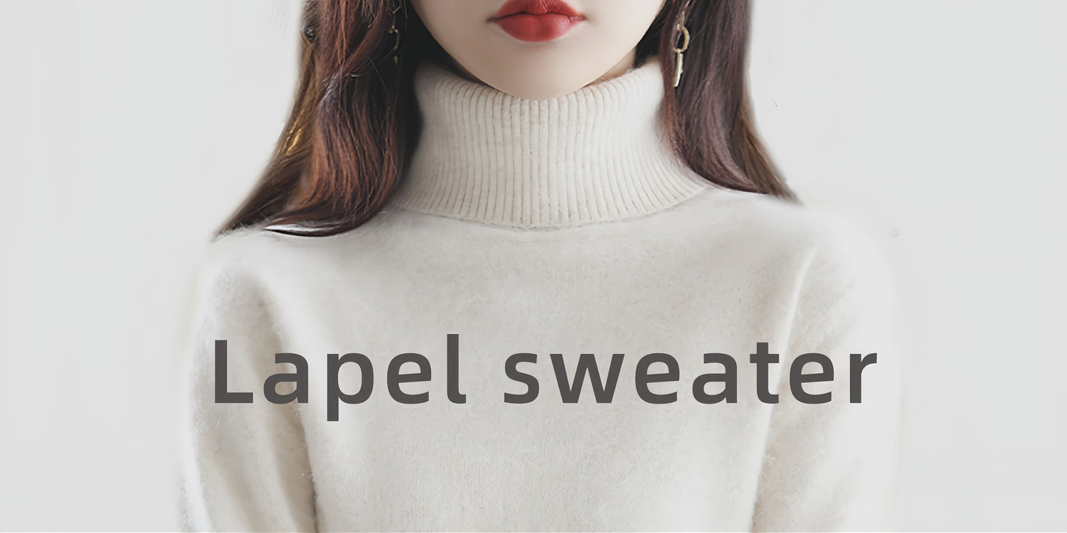 Lapel sweater