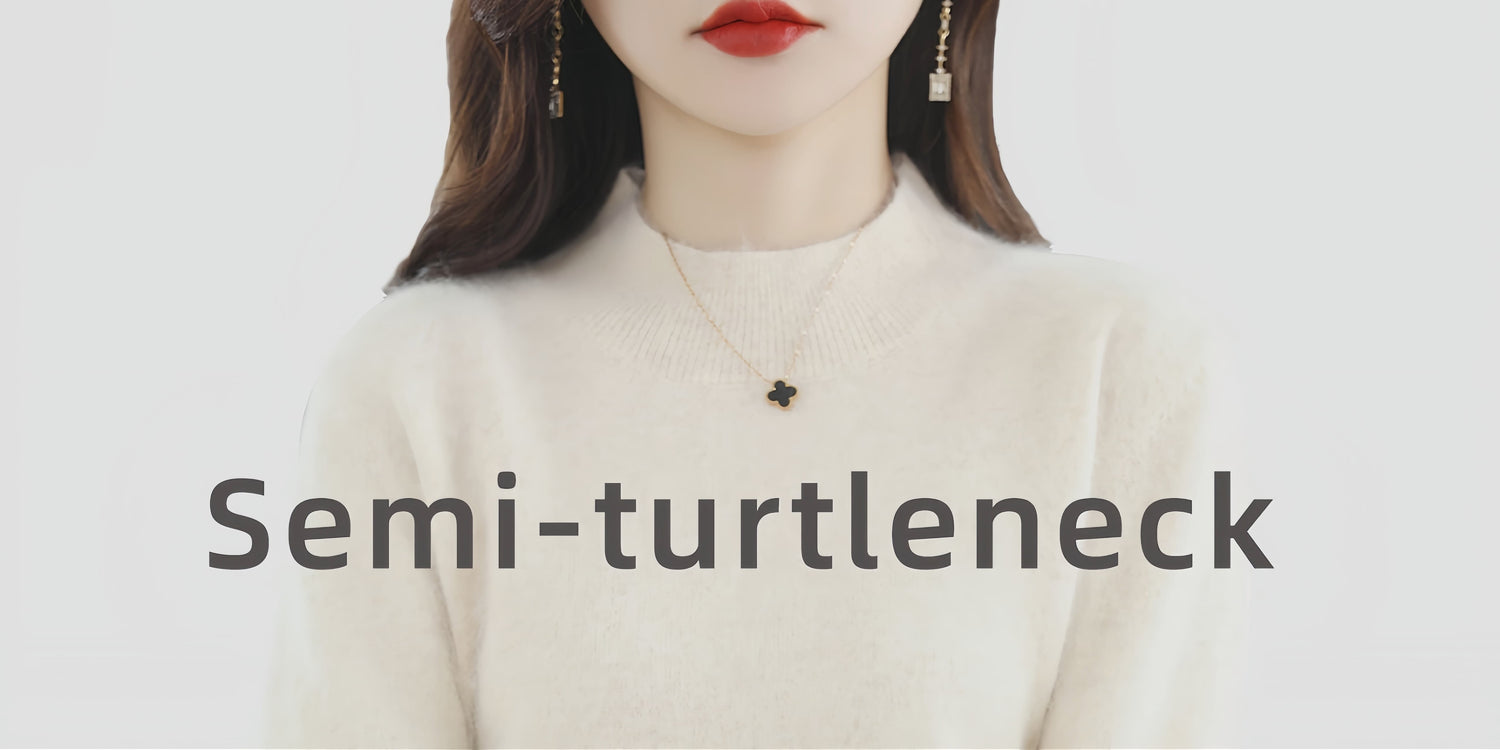 Semi-turtleneck