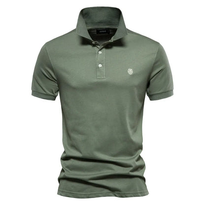 Classic Cotton Embroidered Polo Shirt