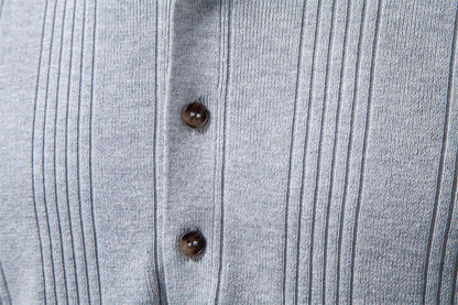 Breathable Knit Polo Shirt