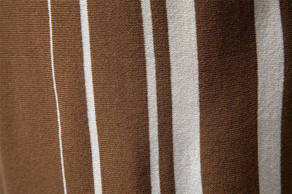 Heritage Stripe Knit Polo Shirt