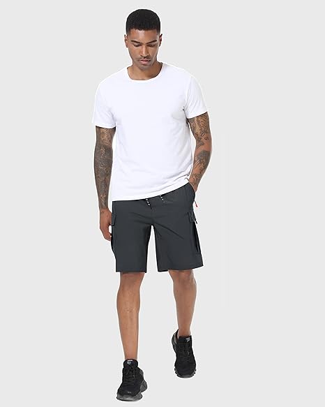 Men’s 5-Pocket Quick Dry Sun Protection Stretch Cargo Shorts