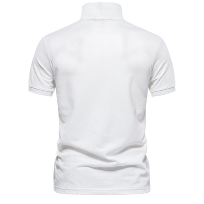 Men’s Deer Embroidered Polo Shirt