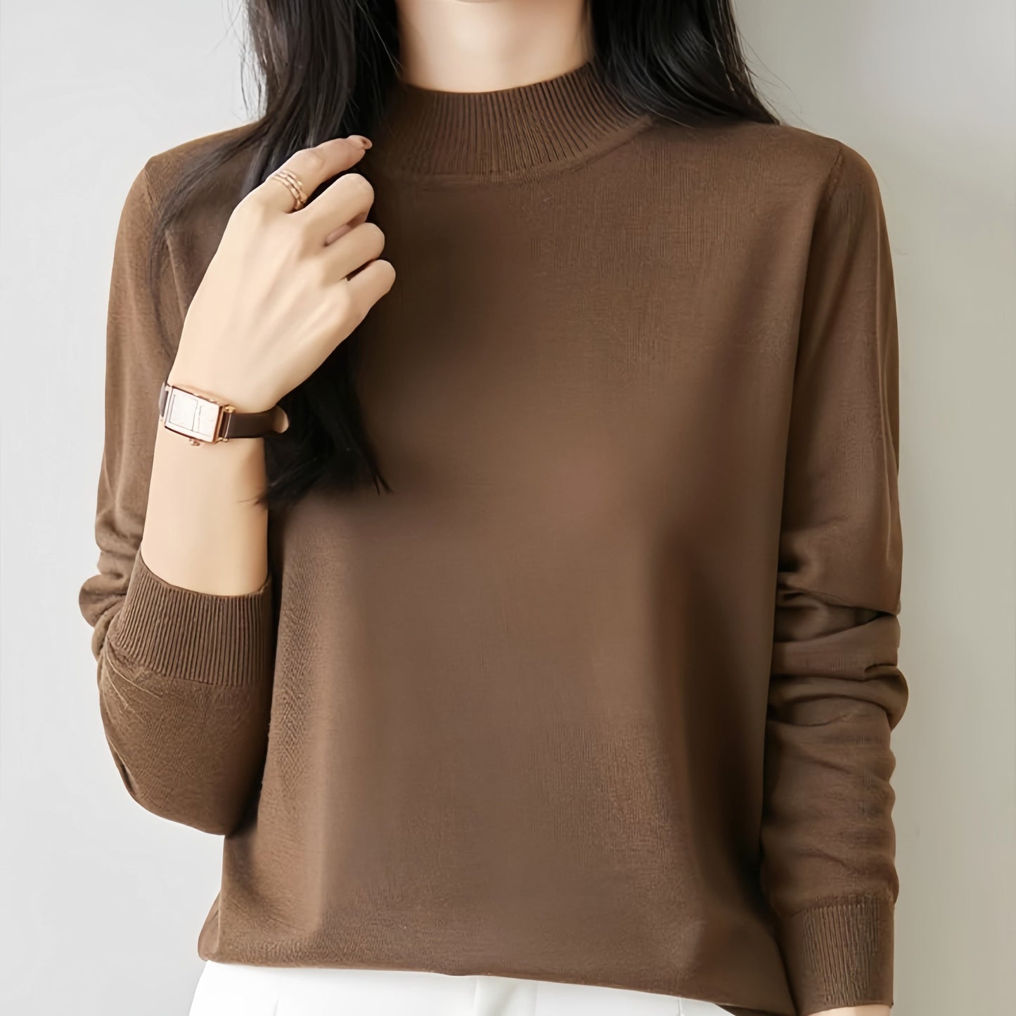 Women’s Half Turtleneck Pullover Sweater
