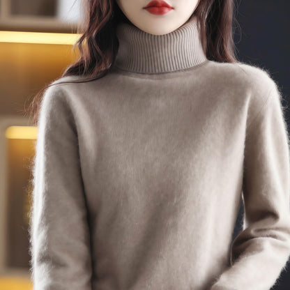 Women’s Stacked Collar Pullover Sweater