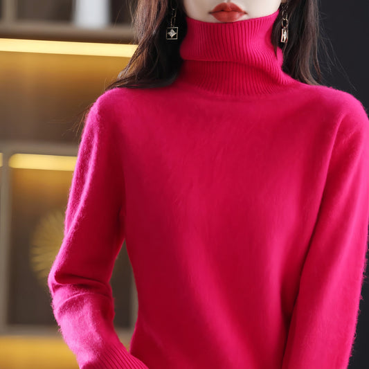 Women’s Turtleneck Pullover Sweater Top