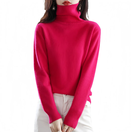 Women’s Turtleneck Pullover Sweater Top