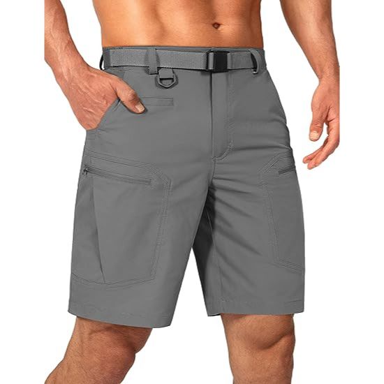 Men’s 7-Pocket Quick Dry UPF 50+ Outdoor Hiking Cargo Shorts