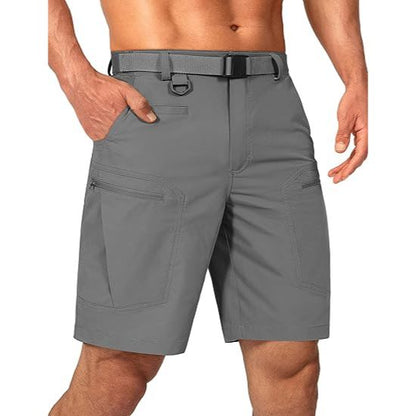 Men’s 7-Pocket Quick Dry UPF 50+ Outdoor Hiking Cargo Shorts